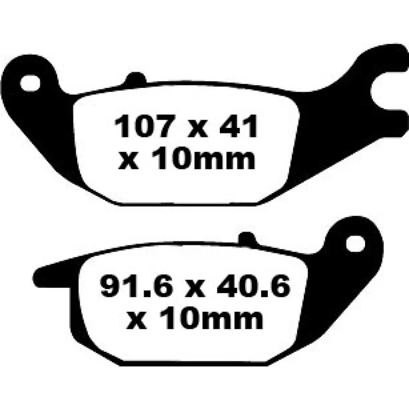 Top-Seller Honda CBR 125 Bremsbeläge hinten EBC